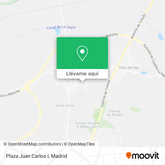 Mapa Plaza Juan Carlos I