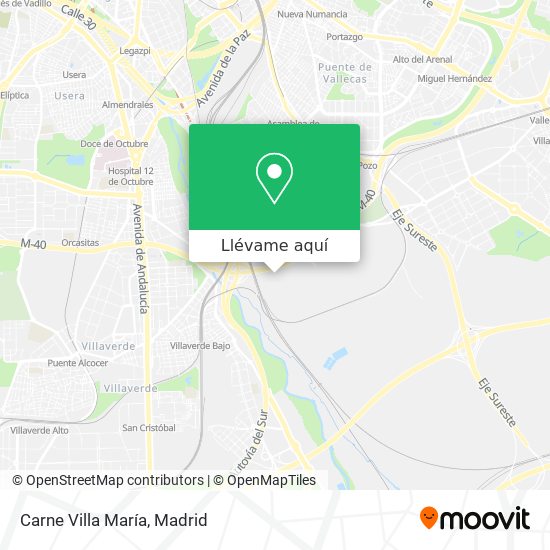 Mapa Carne Villa María