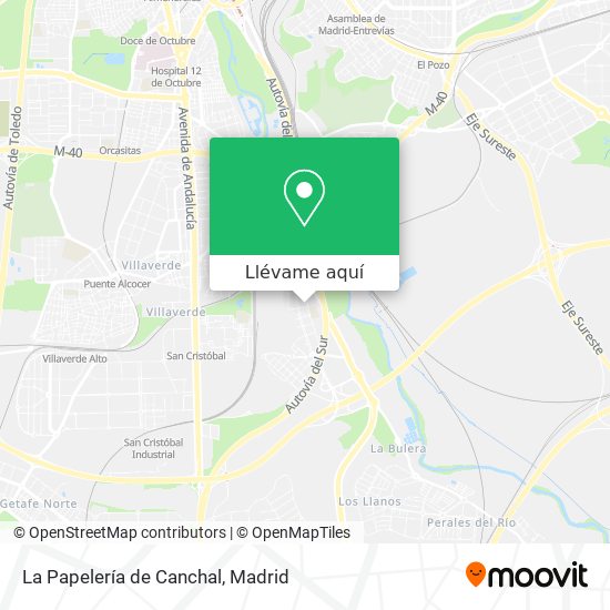 Mapa La Papelería de Canchal