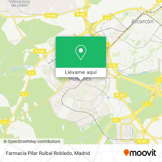 Mapa Farmacia Pilar Ruibal Robledo