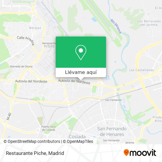 Mapa Restaurante Piche