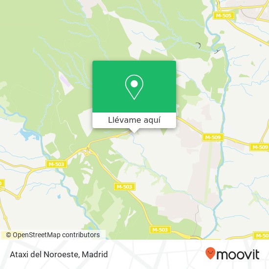 Mapa Ataxi del Noroeste