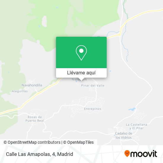 Mapa Calle Las Amapolas, 4