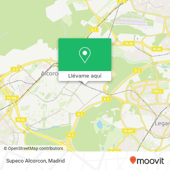 Mapa Supeco Alcorcon