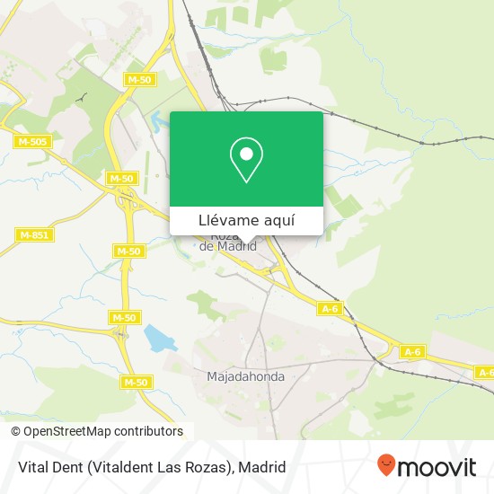 Mapa Vital Dent (Vitaldent Las Rozas)