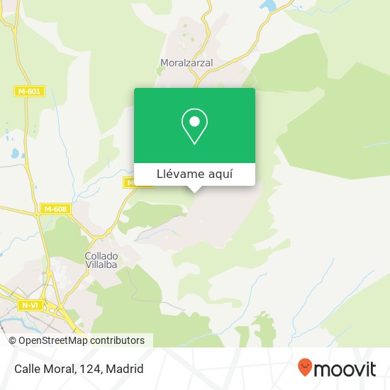 Mapa Calle Moral, 124