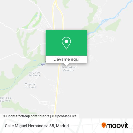Mapa Calle Miguel Hernández, 85