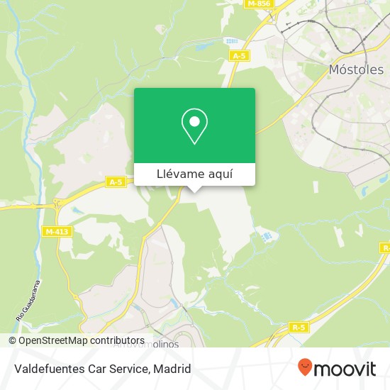 Mapa Valdefuentes Car Service