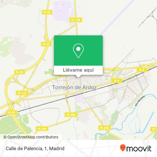 Mapa Calle de Palencia, 1