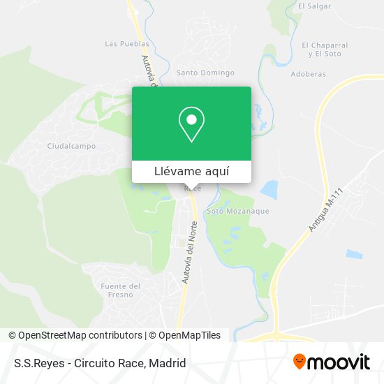 Mapa S.S.Reyes - Circuito Race