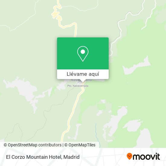 Mapa El Corzo Mountain Hotel