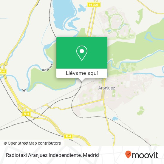 Mapa Radiotaxi Aranjuez Independiente
