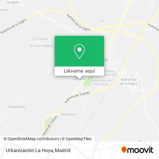 Mapa Urbanización La Hoya
