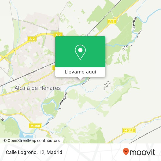 Mapa Calle Logroño, 12