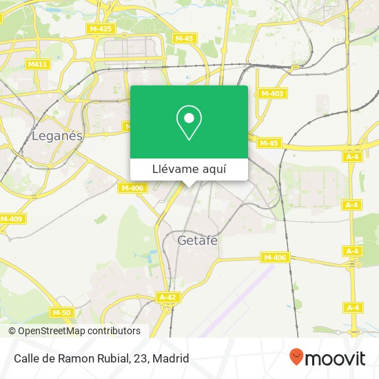 Mapa Calle de Ramon Rubial, 23