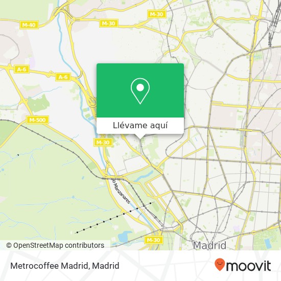 Mapa Metrocoffee Madrid
