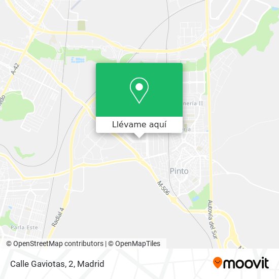 Mapa Calle Gaviotas, 2
