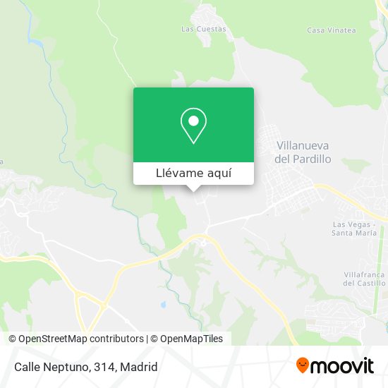 Mapa Calle Neptuno, 314