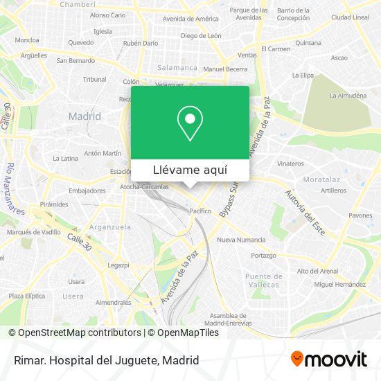 Mapa Rimar. Hospital del Juguete