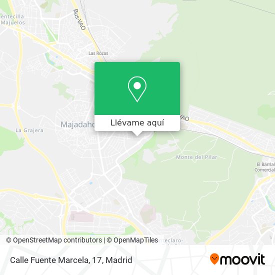 Mapa Calle Fuente Marcela, 17