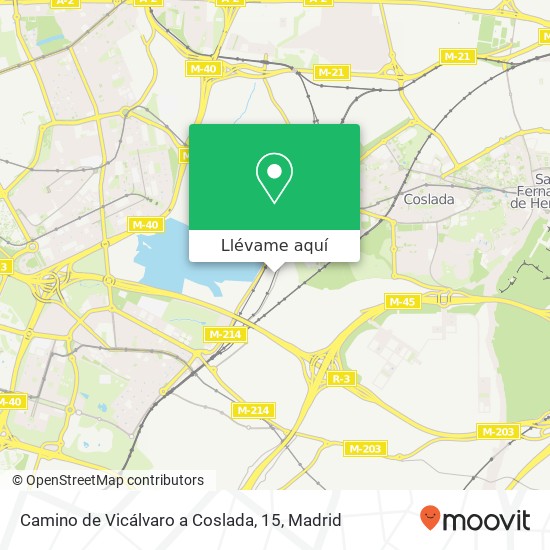 Mapa Camino de Vicálvaro a Coslada, 15