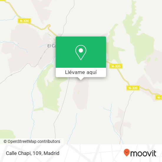 Mapa Calle Chapi, 109