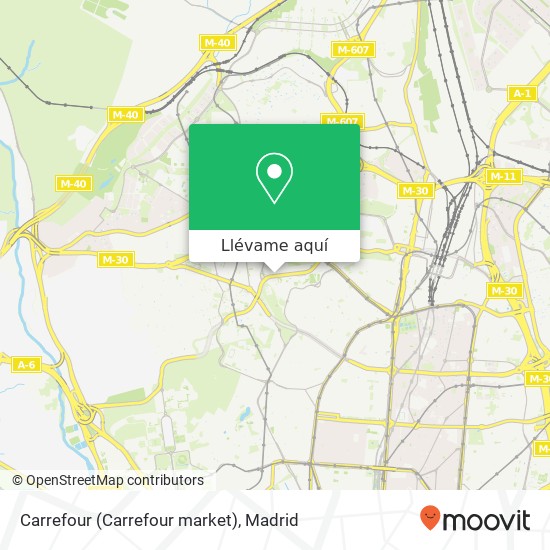 Mapa Carrefour (Carrefour market)