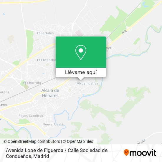 Mapa Avenida Lope de Figueroa / Calle Sociedad de Condueños