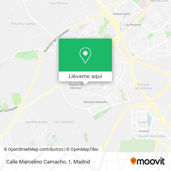 Mapa Calle Marcelino Camacho, 1