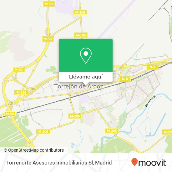 Mapa Torrenorte Asesores Inmobiliarios Sl