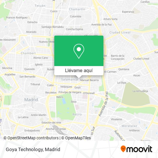 Mapa Goya Technology