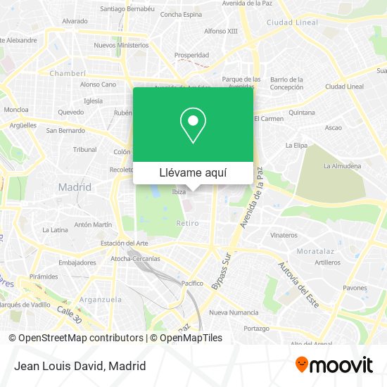 Mapa Jean Louis David