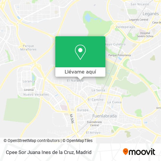 Mapa Cpee Sor Juana Ines de la Cruz