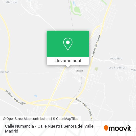 Mapa Calle Numancia / Calle Nuestra Señora del Valle