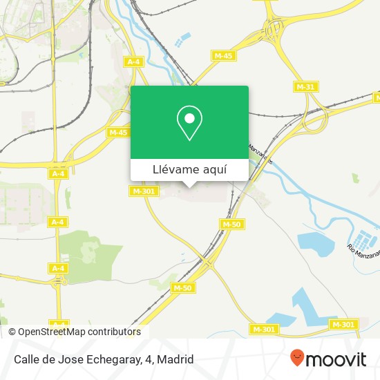 Mapa Calle de Jose Echegaray, 4