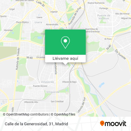Mapa Calle de la Generosidad, 31