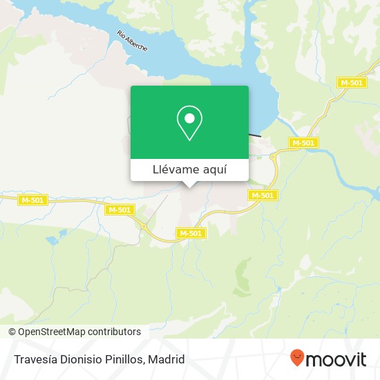 Mapa Travesía Dionisio Pinillos