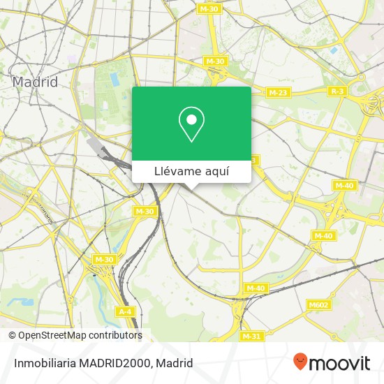 Mapa Inmobiliaria MADRID2000