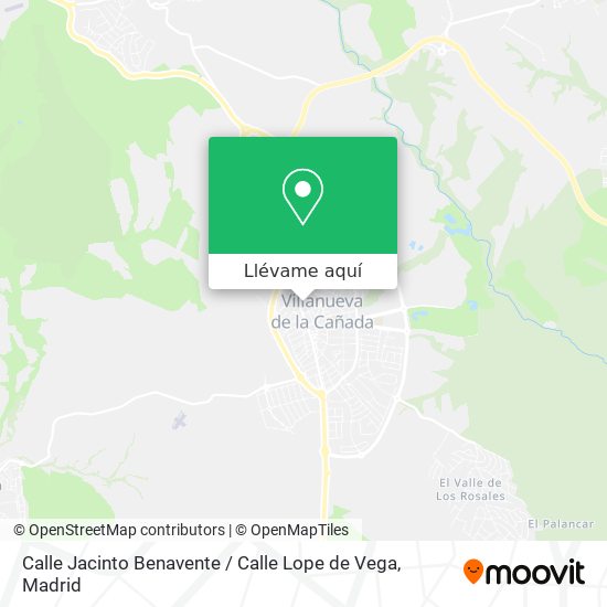 Mapa Calle Jacinto Benavente / Calle Lope de Vega