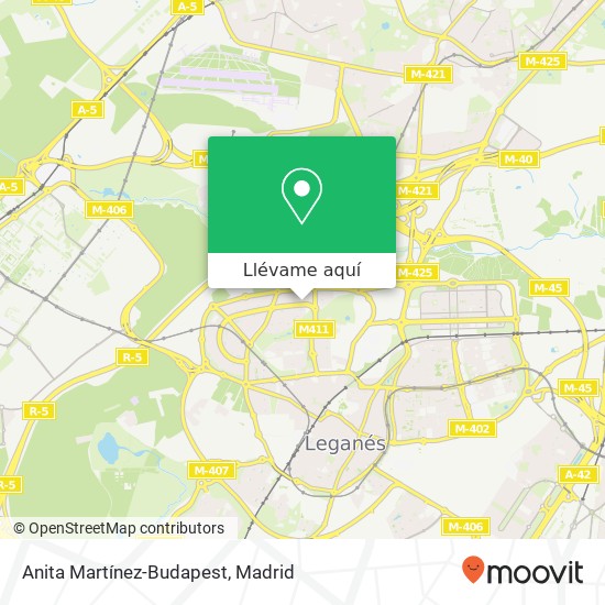 Mapa Anita Martínez-Budapest