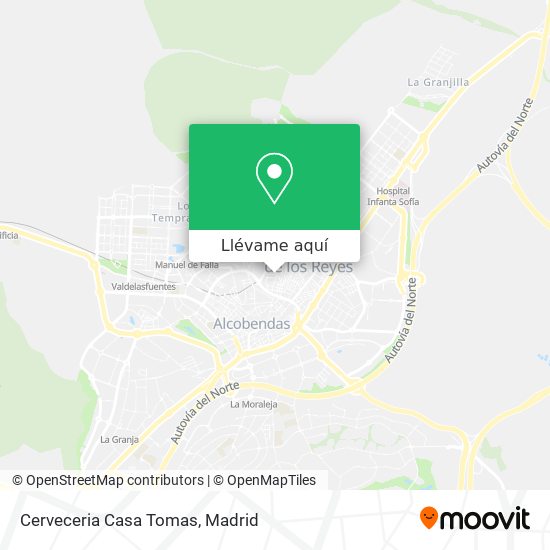 Mapa Cerveceria Casa Tomas