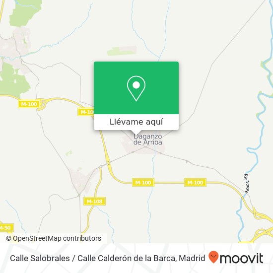 Mapa Calle Salobrales / Calle Calderón de la Barca