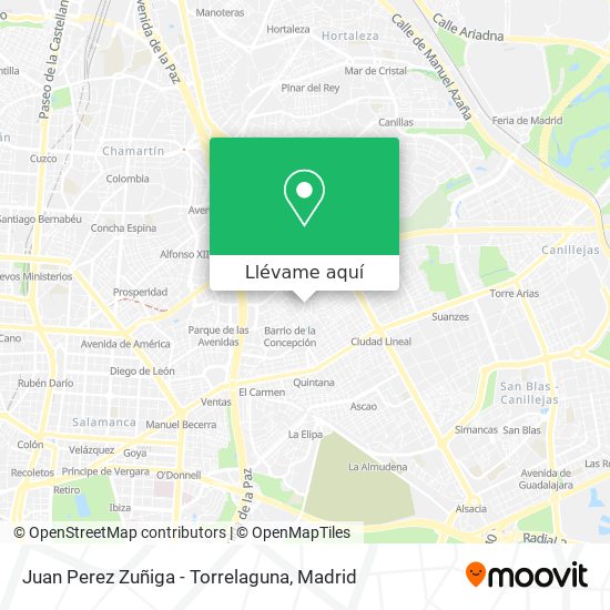 Mapa Juan Perez Zuñiga - Torrelaguna