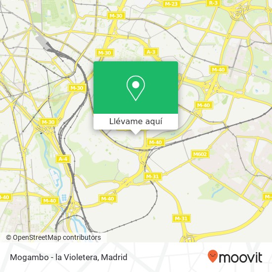 Mapa Mogambo - la Violetera