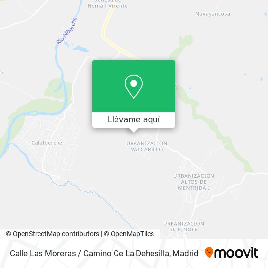 Mapa Calle Las Moreras / Camino Ce La Dehesilla
