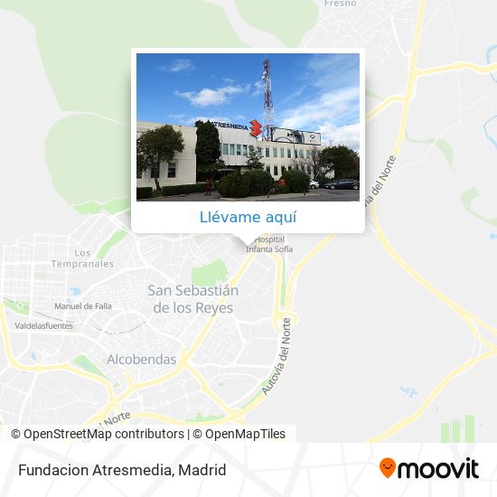 Mapa Fundacion Atresmedia