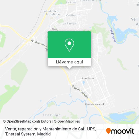 Mapa Venta, reparación y Mantenimiento de Sai - UPS, 'Enersai System
