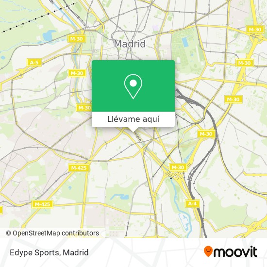 Mapa Edype Sports