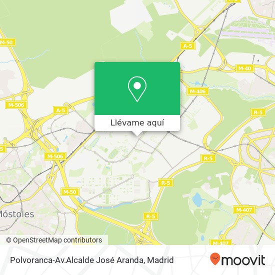 Mapa Polvoranca-Av.Alcalde José Aranda