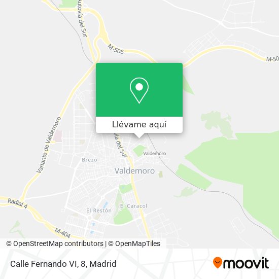 Mapa Calle Fernando VI, 8